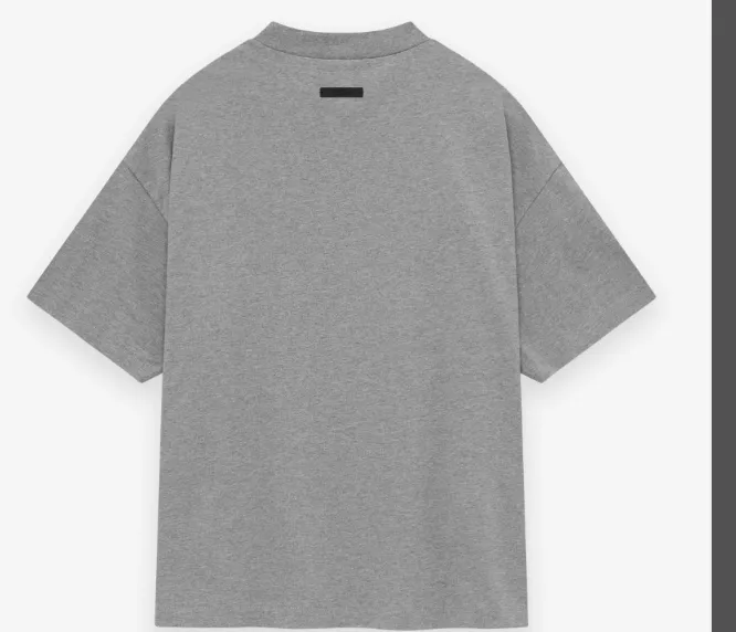 FEAR OF GOD ESSENTIALS 24FW Letter Printed Short Sleeve T-shirt, Evergreen Green, Deep Wheat Grey, Black, Ivory White, S-XL