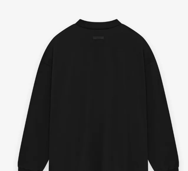 FEAR OF GOD ESSENTIALS 24FW Alphabet Printed Long Sleeve T-shirt Black Black Wheat Grey Ivory White Evergreen Green S-XL