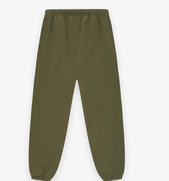 FEAR OF GOD ESSENTIALS 24FW Alphabet Printed Foot Guard Pants Black Black Deep Wheat Grey Evergreen Green S-XL