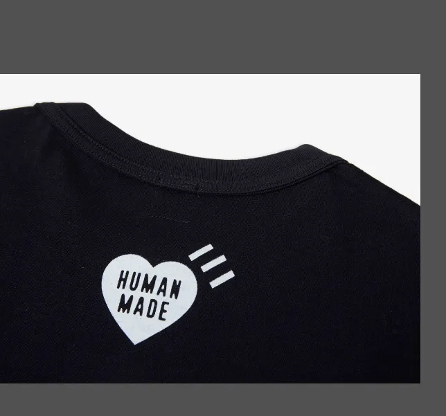 HUMAN MADE x I Know NIGO TOO GRAPHIC T-SHIRT limited edition retro robot anime English printed round neck bamboo cotton short sleeved t-shirt