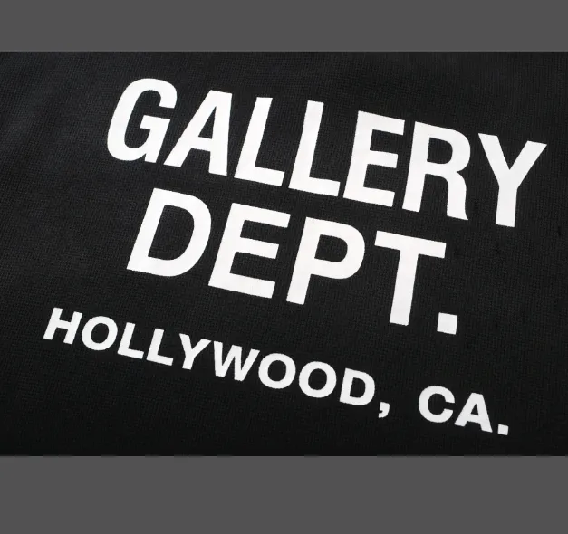 GALLERY DEPT distressed waffle long sleeved T-shirt gray blue black white S-XL