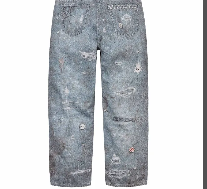 HJR Parallax Printed Jeans 30 32 34 36 size 38