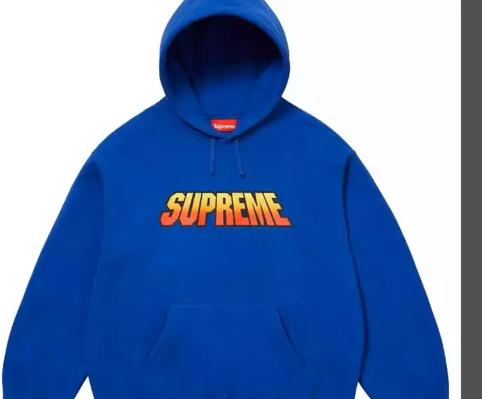 SS24 GRADIENT HOODED Gradient Logo Hoodie Black Brown Blue S M L XL