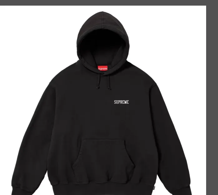 FW24 ON GOD HOODED SWEATSHIRT Black&Grey Sapphire S M L XL