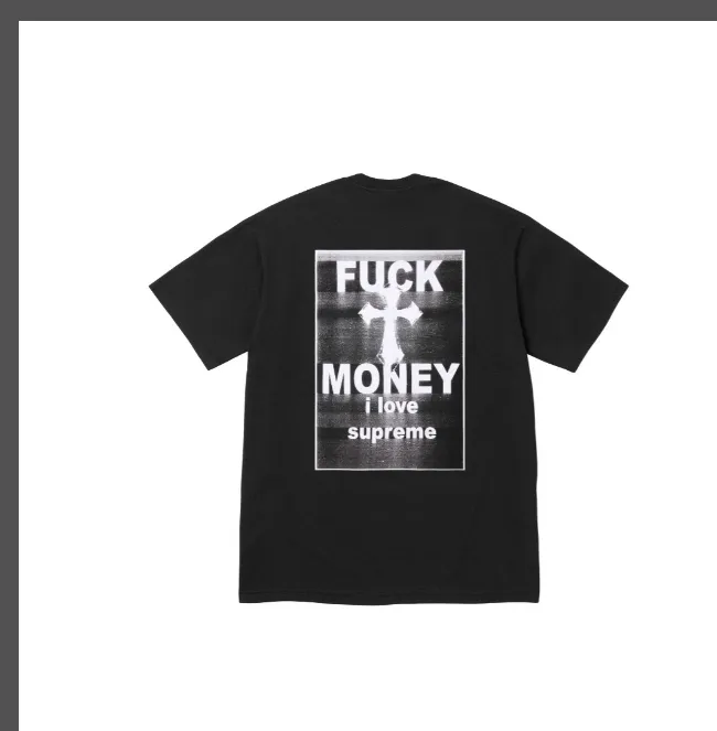 FW24 MONEY TEE Black and White S M L XL