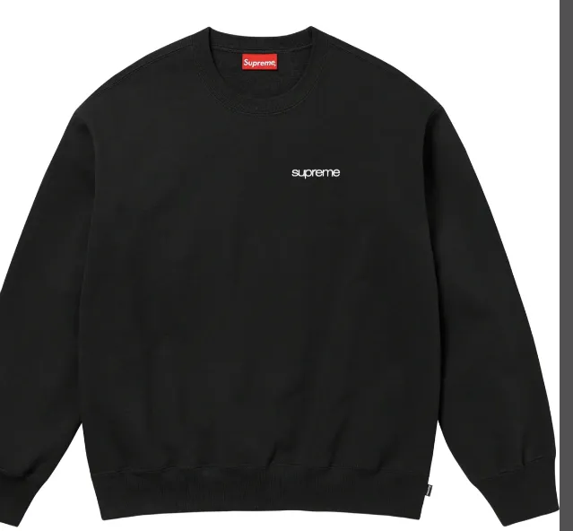 NYC Crewneck Hoodie Black Sapphire S M L XL