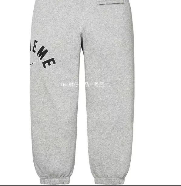 Arc Sweatpants co embroidered logo with plush sports pants black gray S M L XL