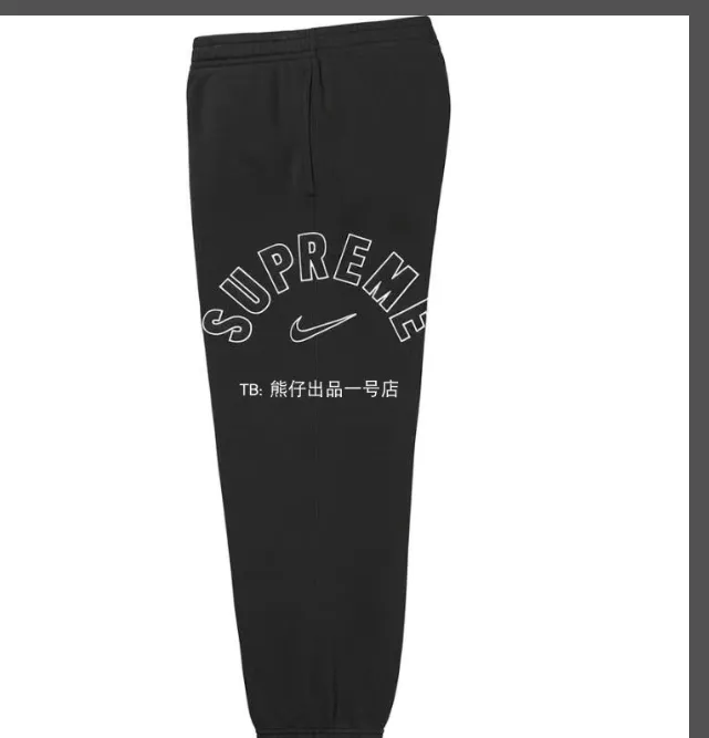 Arc Sweatpants co embroidered logo with plush sports pants black gray S M L XL