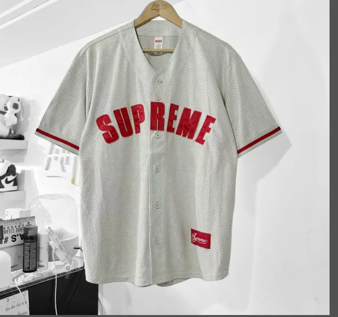 suede mesh baseball short sleeved 24SS ULTRASUDE MESH BASEBALL JERSEY