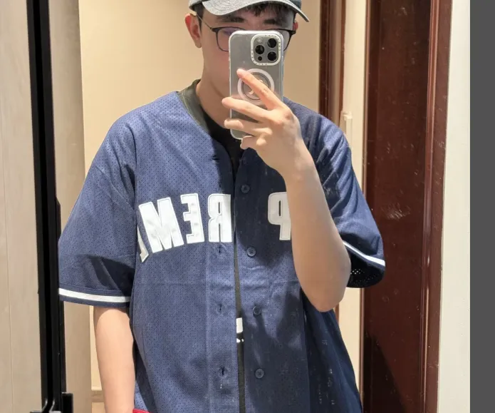 suede mesh baseball short sleeved 24SS ULTRASUDE MESH BASEBALL JERSEY