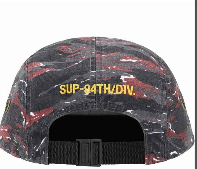 SS24 MILITARY CAMP CAP Red Camo, Green Camo