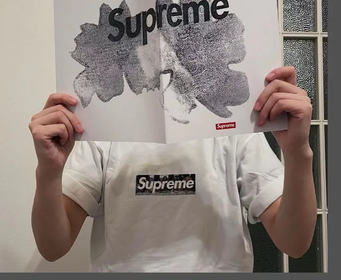 21ss Milan Box Logo Tee White S M L XL