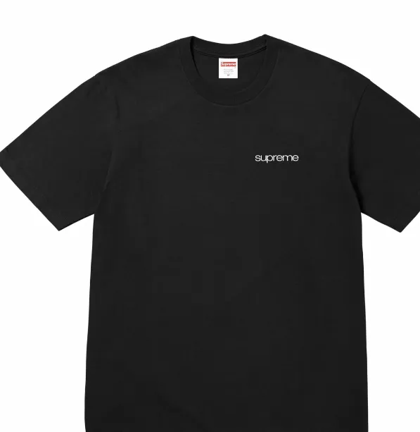 23FW NYC Tee Store Information Short sleeved Black and White S M L XL