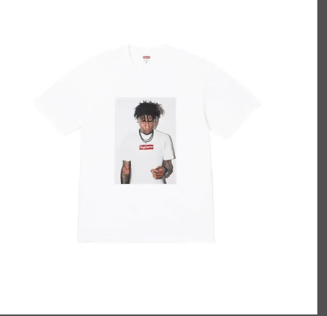 23FW NBA YOUNG BOY TEE Black and White S M L XL