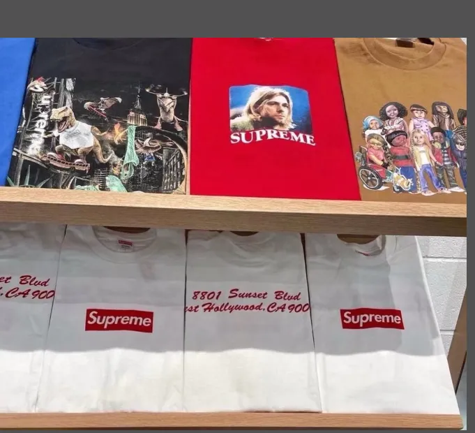 23SS LA Los Angeles Opening Limited Edition Bogo Box Logo White S M L XL