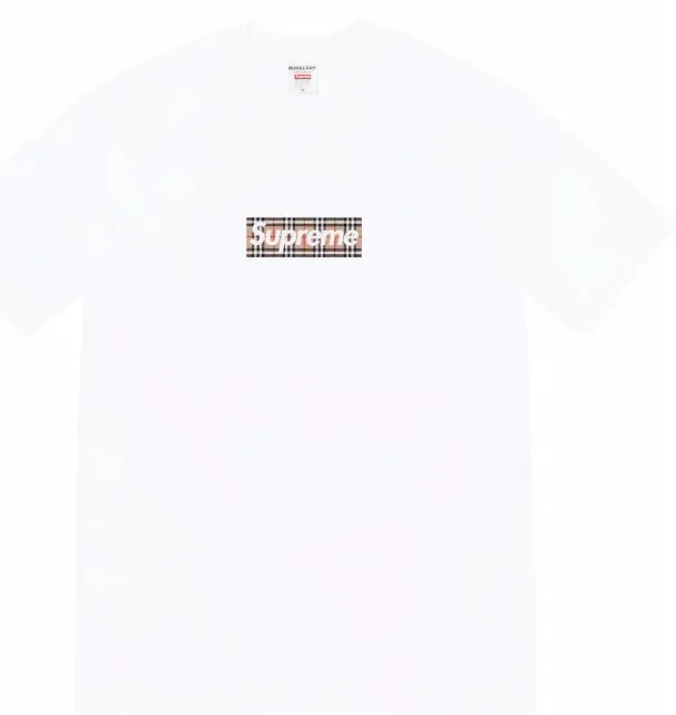 22SS Box Logo Tee Short sleeved T-shirt Black and White S M L XL