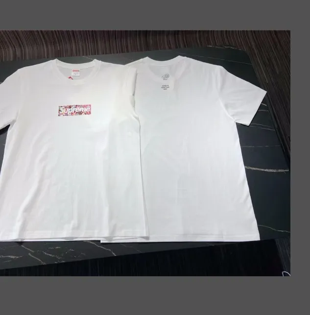 Relief Box Logo Tee COVID-19 Charity Village Shanglong Co branded T-shirt Short Sleeve S M L XL