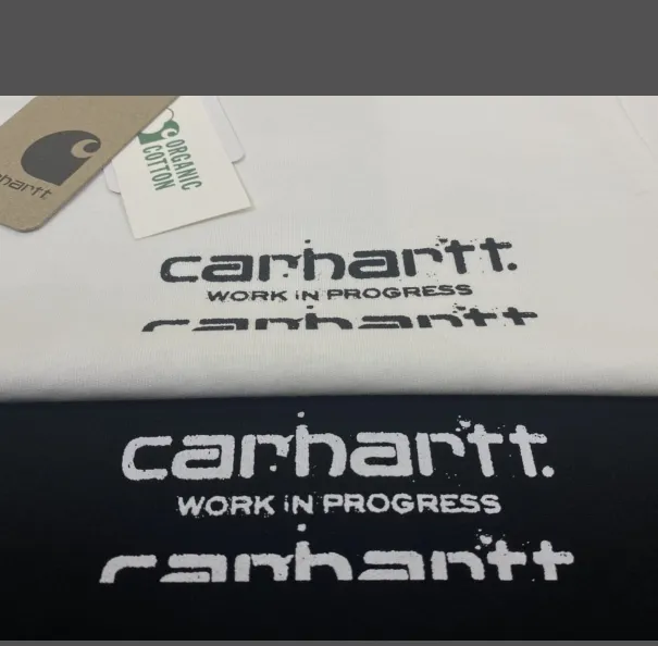 Carhartt WIP Spring Summer New Product Realistic Style Retro Flower Photo Printed Short Sleeve T-shirt Two Color S-XL