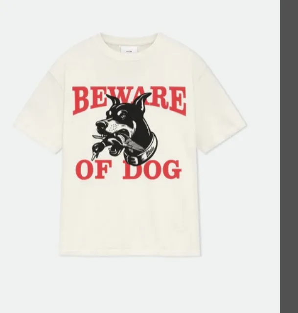 Rhude Warning LOGO T-SHIRT 