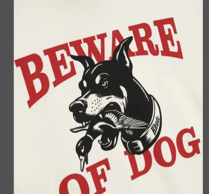 Rhude Warning LOGO T-SHIRT 