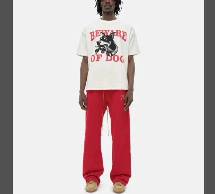 Rhude Warning LOGO T-SHIRT 