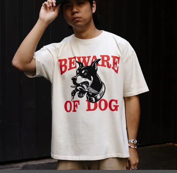 Rhude Warning LOGO T-SHIRT 