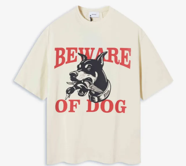 Rhude Warning LOGO T-SHIRT 