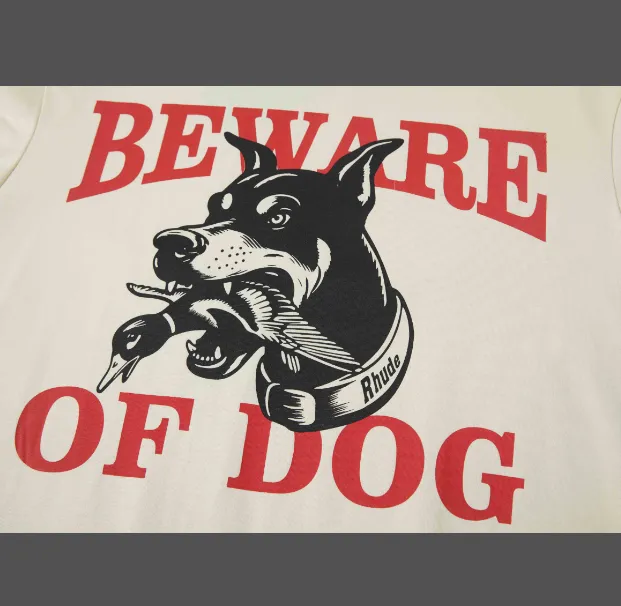 Rhude Warning LOGO T-SHIRT 