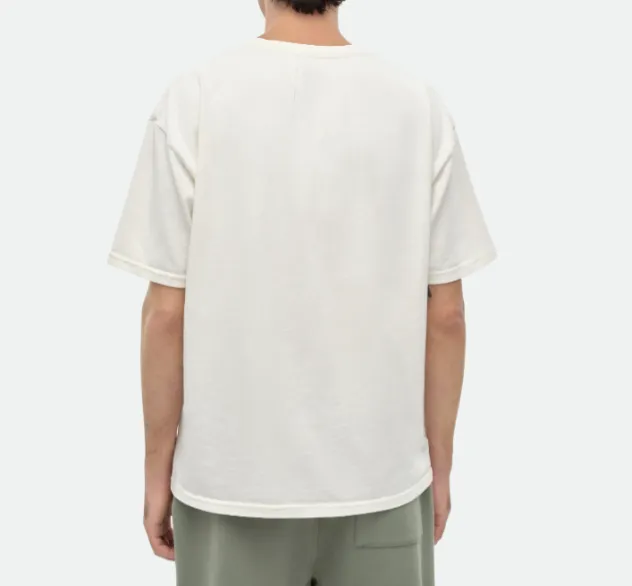 RHUDE Retro Large Logo Printed Short Sleeve T-shirt White S-XL