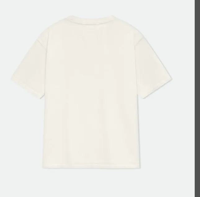 RHUDE Retro Color Logo Short Sleeve T-shirt White S-XL