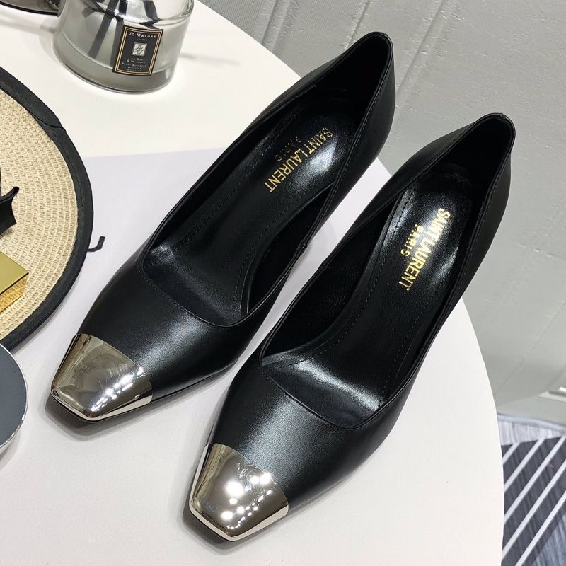 Saint Laurent Blade Pumps Women Smooth Leather Black