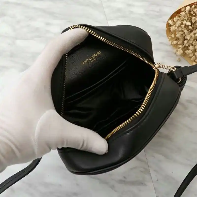 Cheap Saint Laurent Blogger Bag In Leather Black Gold