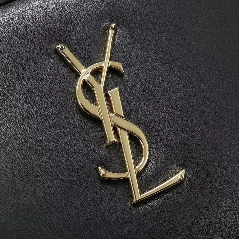 Cheap Saint Laurent Blogger Bag In Leather Black Gold