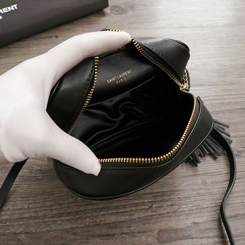 Saint Laurent Blogger Bag In Stars Studded Leather Black Gold