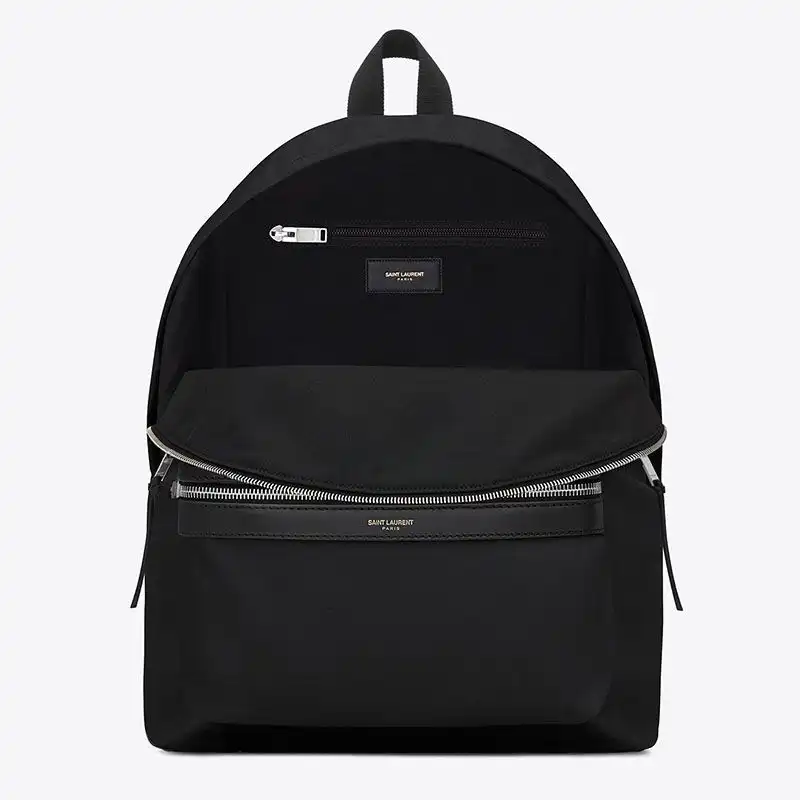 Cheap Saint Laurent City Backpack In Black