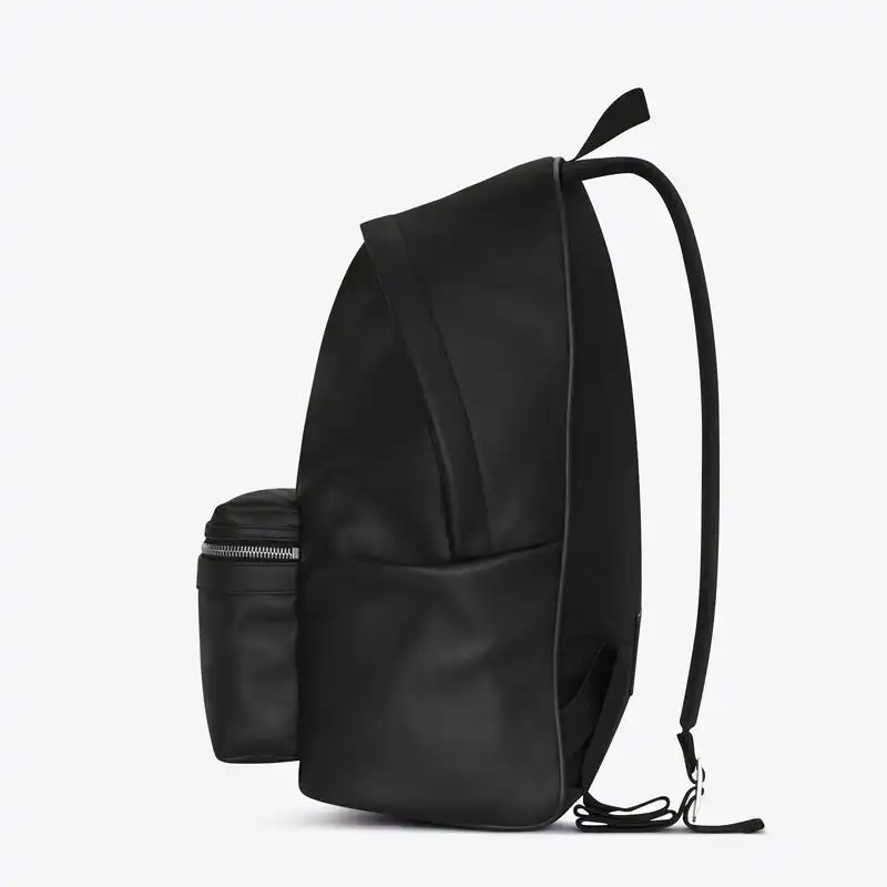 Cheap Saint Laurent City Backpack In Matte Leather Black