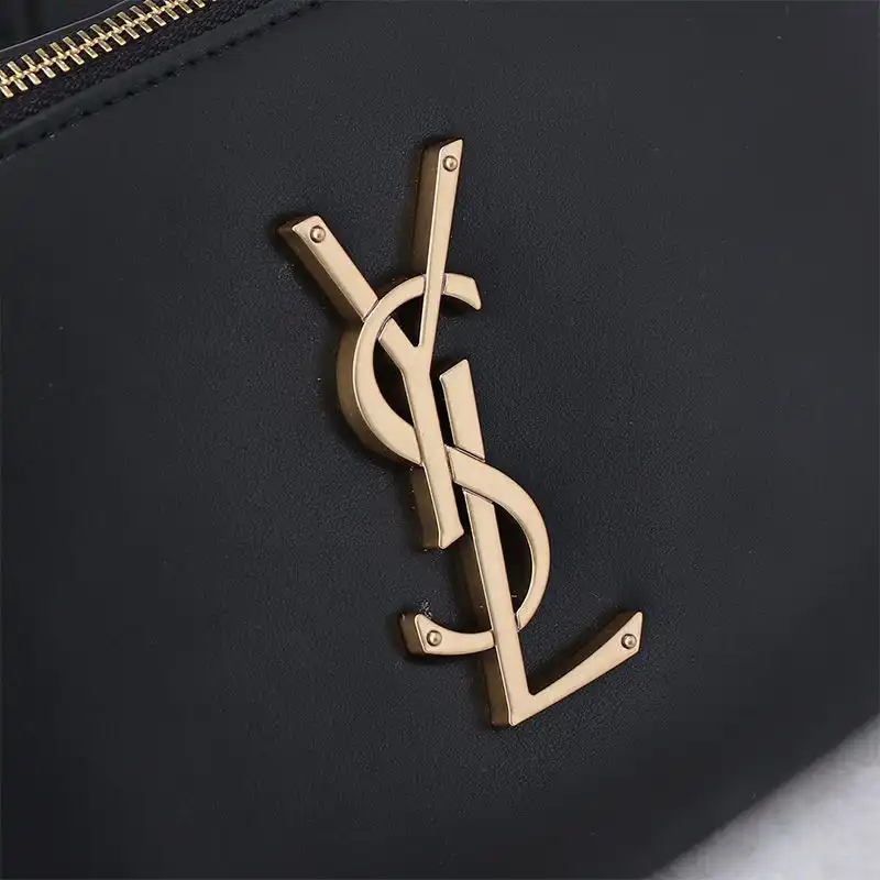 Cheap Saint Laurent Classic Monogram Belt Bag In Lambskin Black Gold