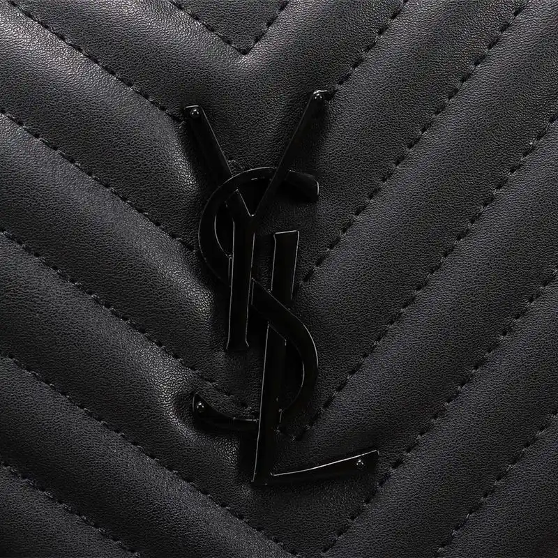 CHEAP Saint Laurent Lou Camera Bag In Matelasse Leather Black