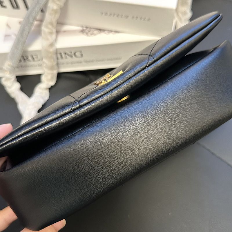 Saint Laurent Mini Jamie 4.3 Bag In Lambskin Black Gold