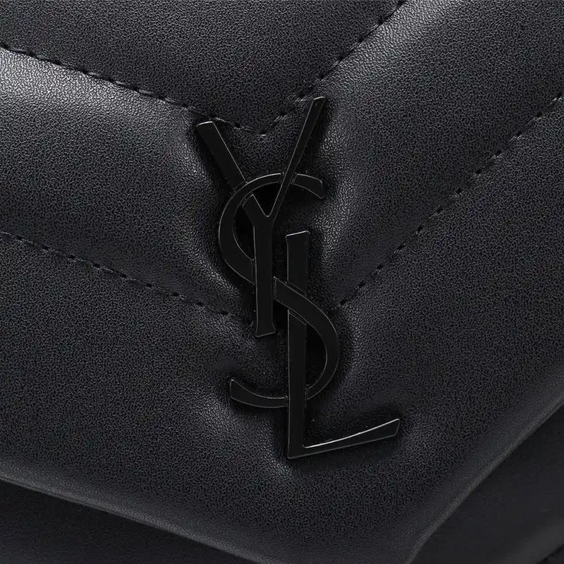 CHEAP Saint Laurent Mini Loulou Toy Bag In Y Matelasse Leather Black