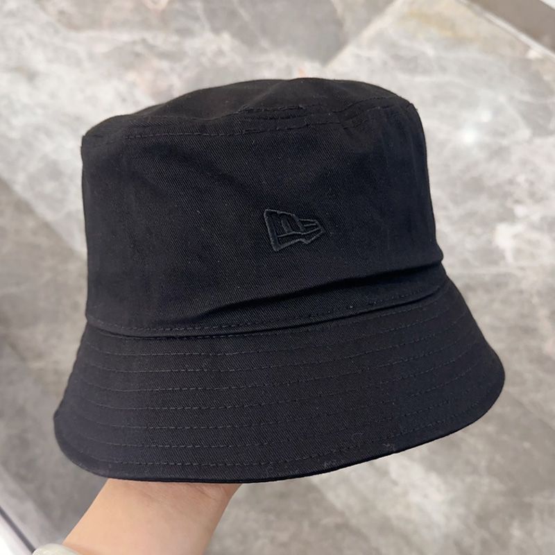 Saint Laurent x New Era Cassandre Bucket Hat In Canvas Black