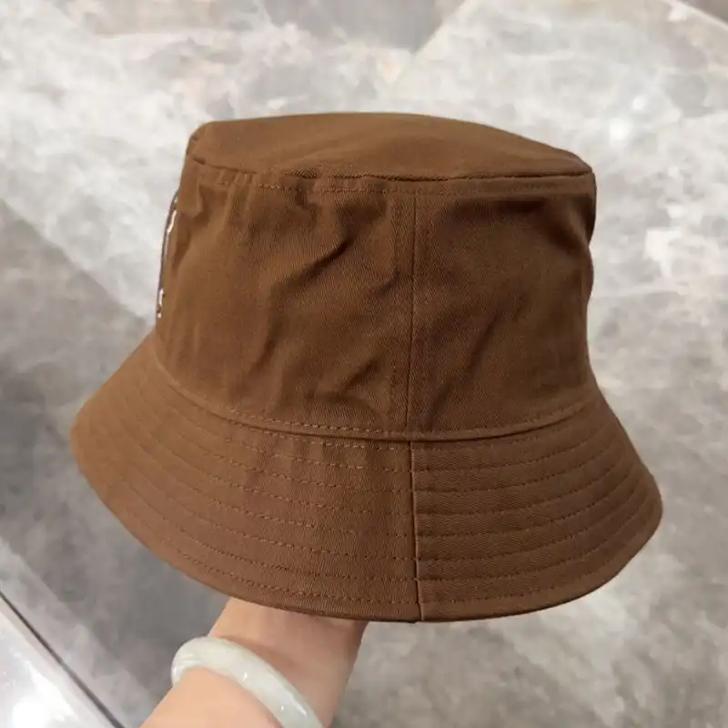 CHEAP Saint Laurent x New Era Cassandre Bucket Hat In Canvas Brown