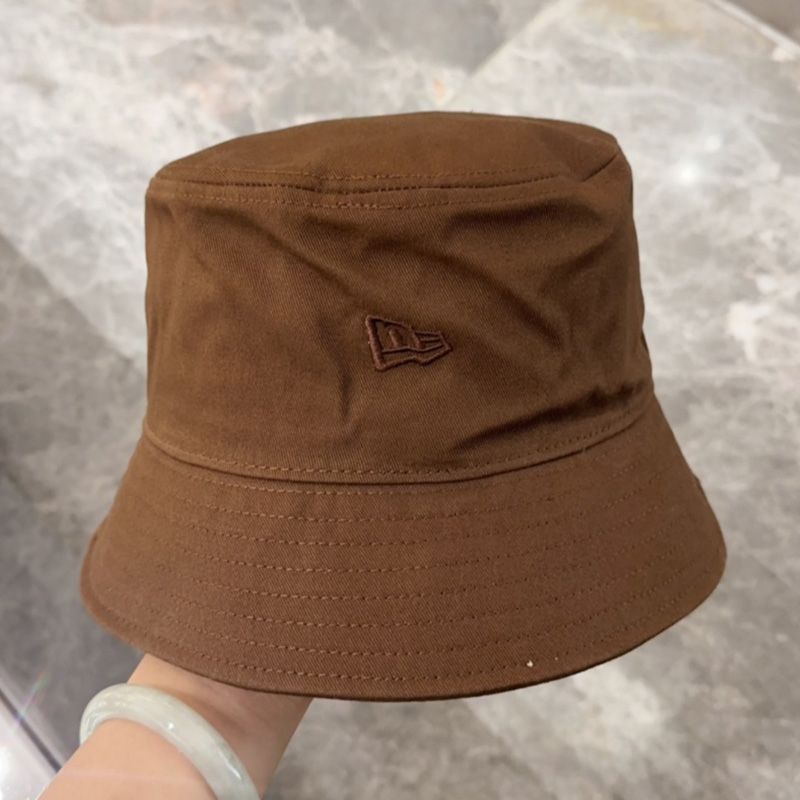 Saint Laurent x New Era Cassandre Bucket Hat In Canvas Brown