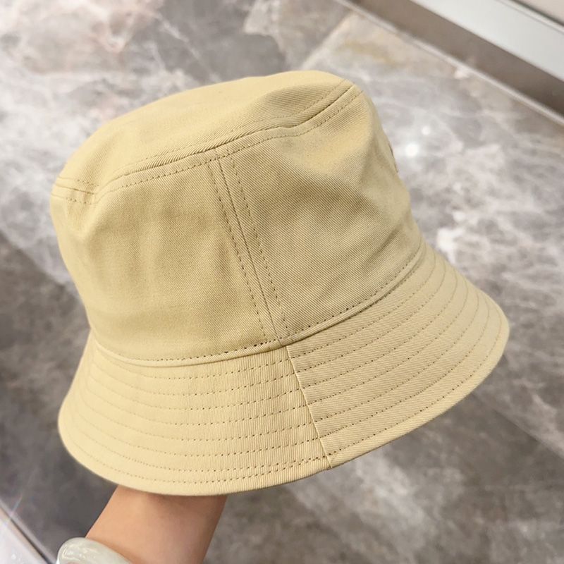 Saint Laurent x New Era Cassandre Bucket Hat In Canvas Yellow