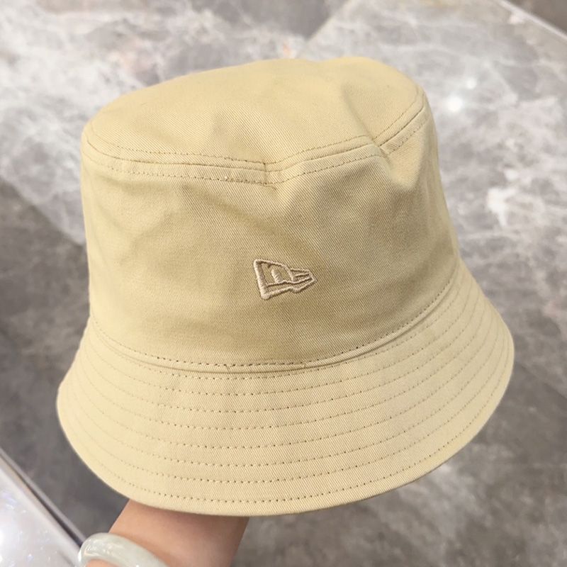 Saint Laurent x New Era Cassandre Bucket Hat In Canvas Yellow