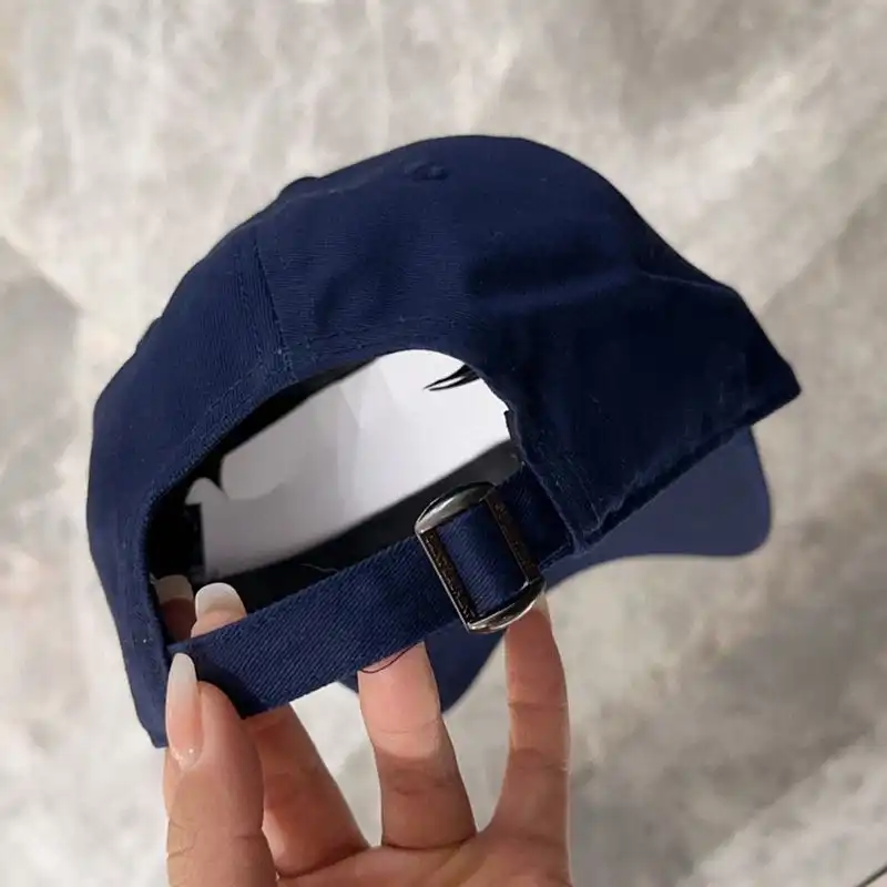 CHEAP Saint Laurent x New Era Cassandre Cap In Canvas Navy Blue