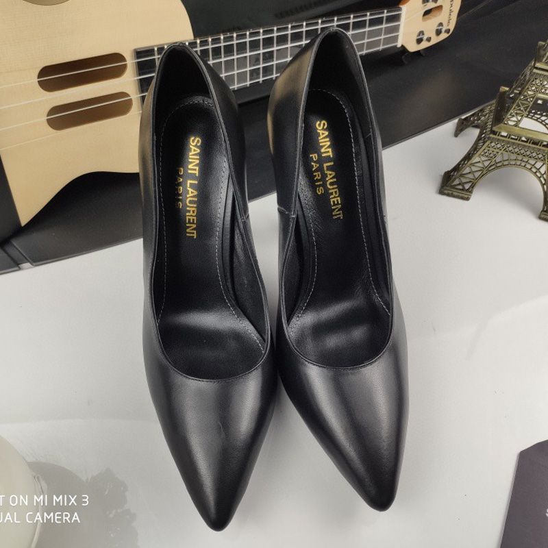 Saint Laurent Opyum Pumps Women Smooth Leather Black