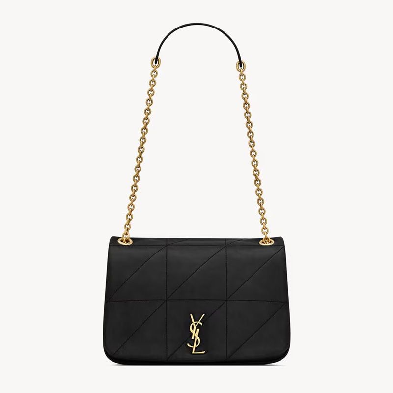 Saint Laurent Small Jamie 4.3 Bag In Lambskin Black Gold