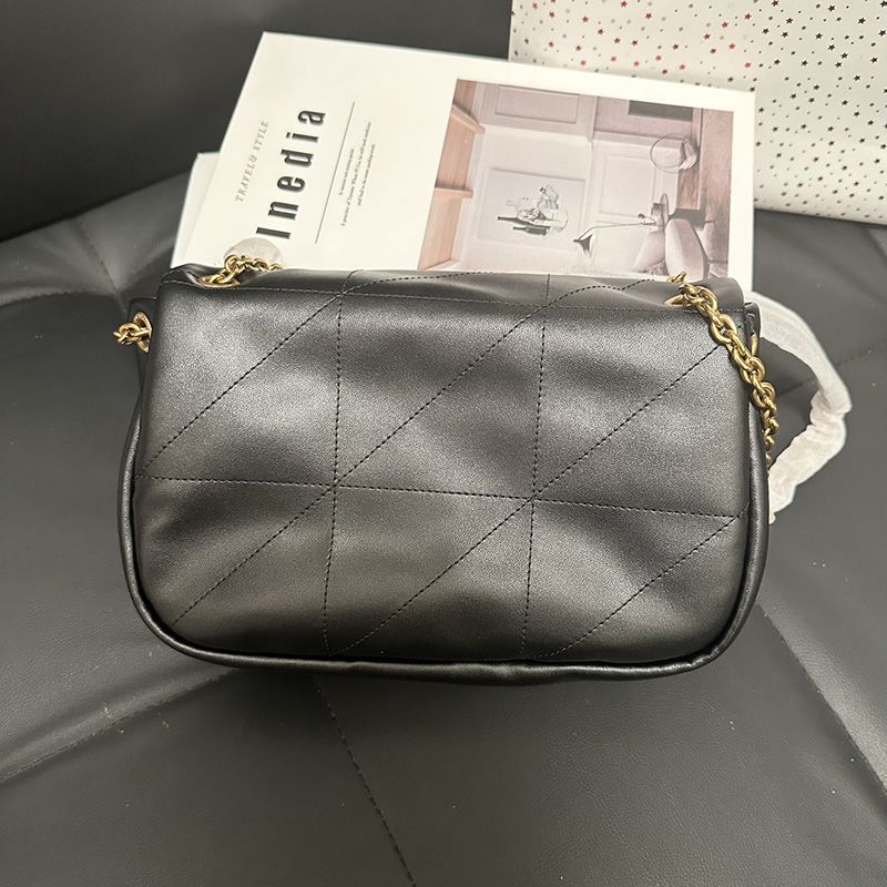 Saint Laurent Small Jamie 4.3 Bag In Lambskin Black Gold