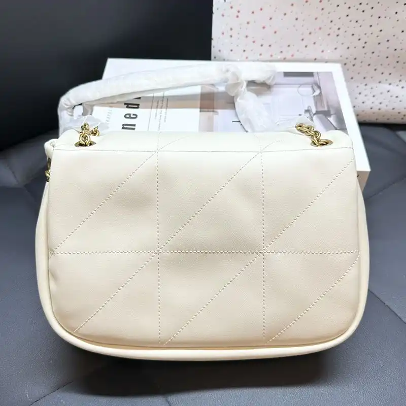 Cheap Saint Laurent Small Jamie 4.3 Bag In Lambskin White Gold